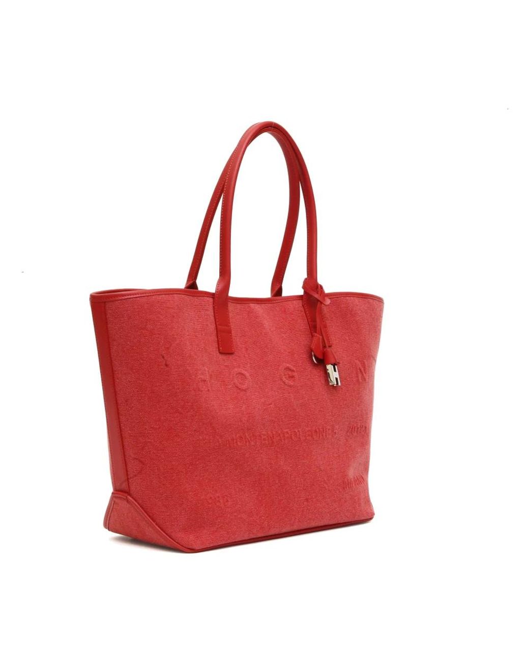 Hogan Red Tote Bags