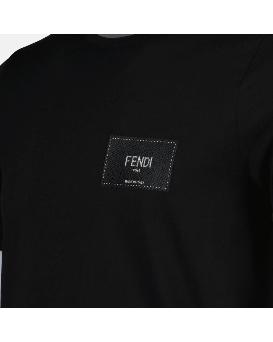 Fendi Black T-Shirts for men