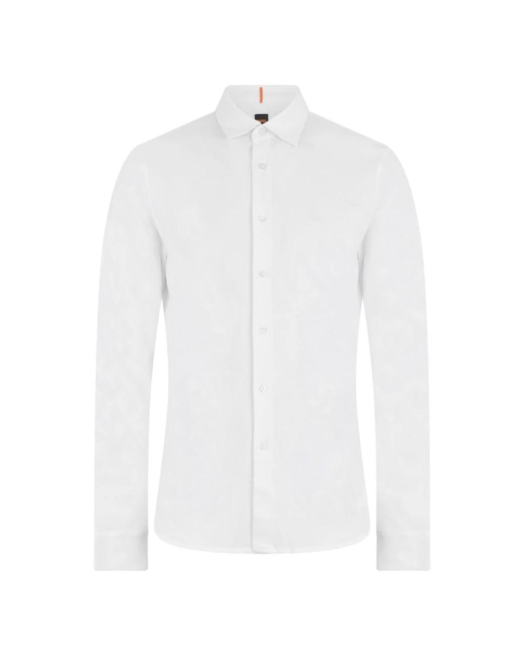 Boss White Formal Shirts for men