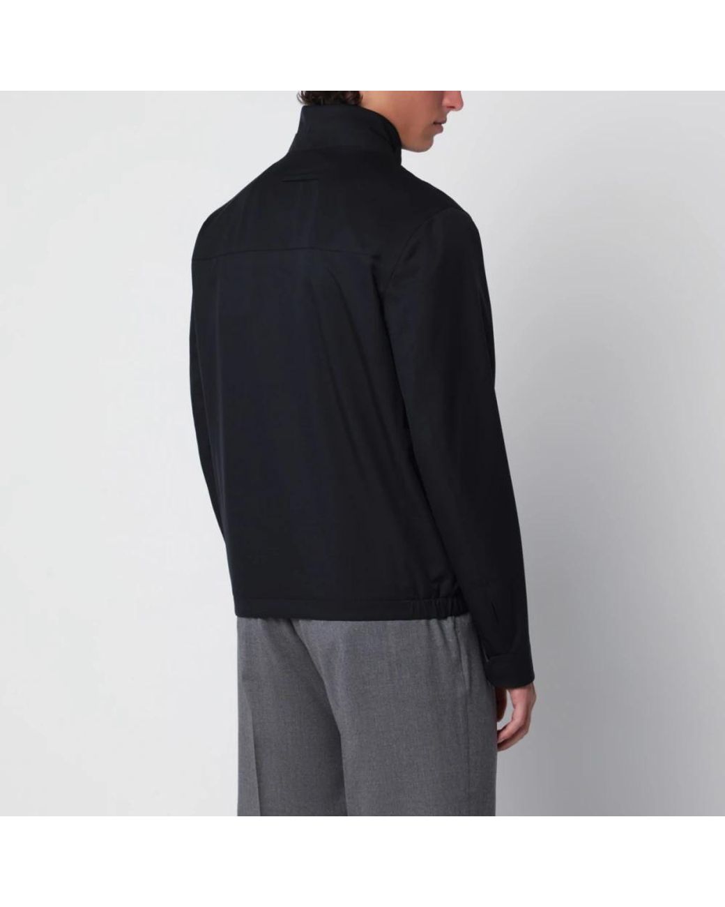 Zegna Black Light Jackets for men
