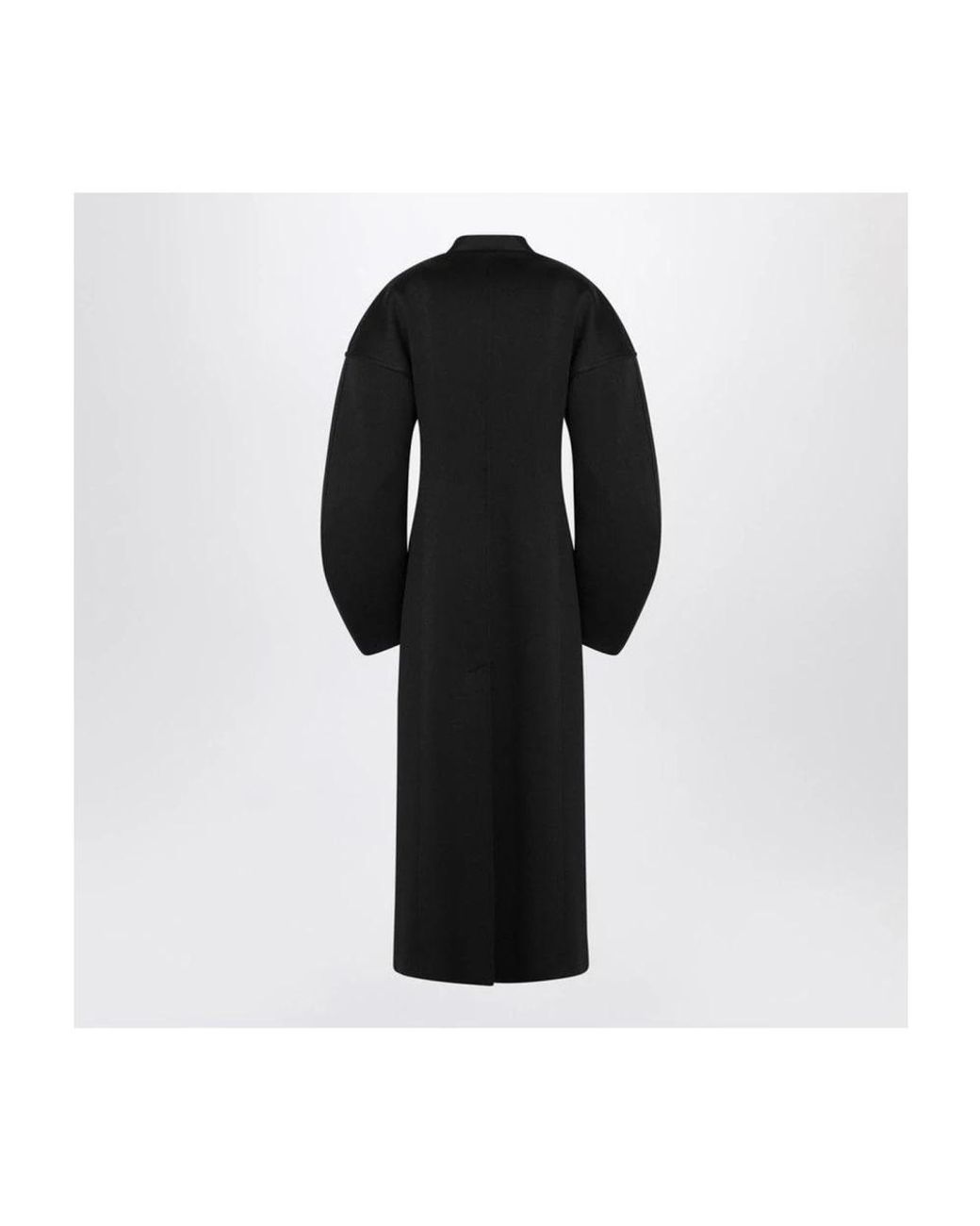Jil Sander Black Single-Breasted Coats