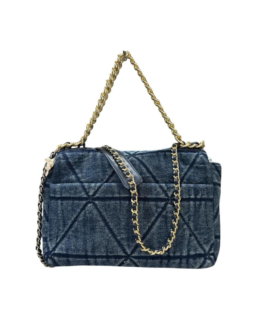 Gaelle Paris Blue Shoulder Bags