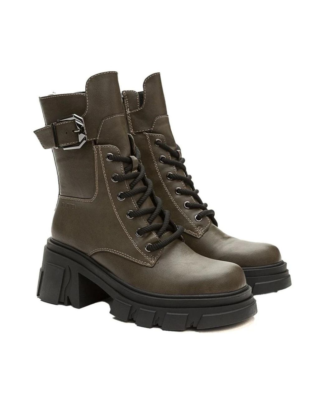 Keddo Brown Lace-Up Boots