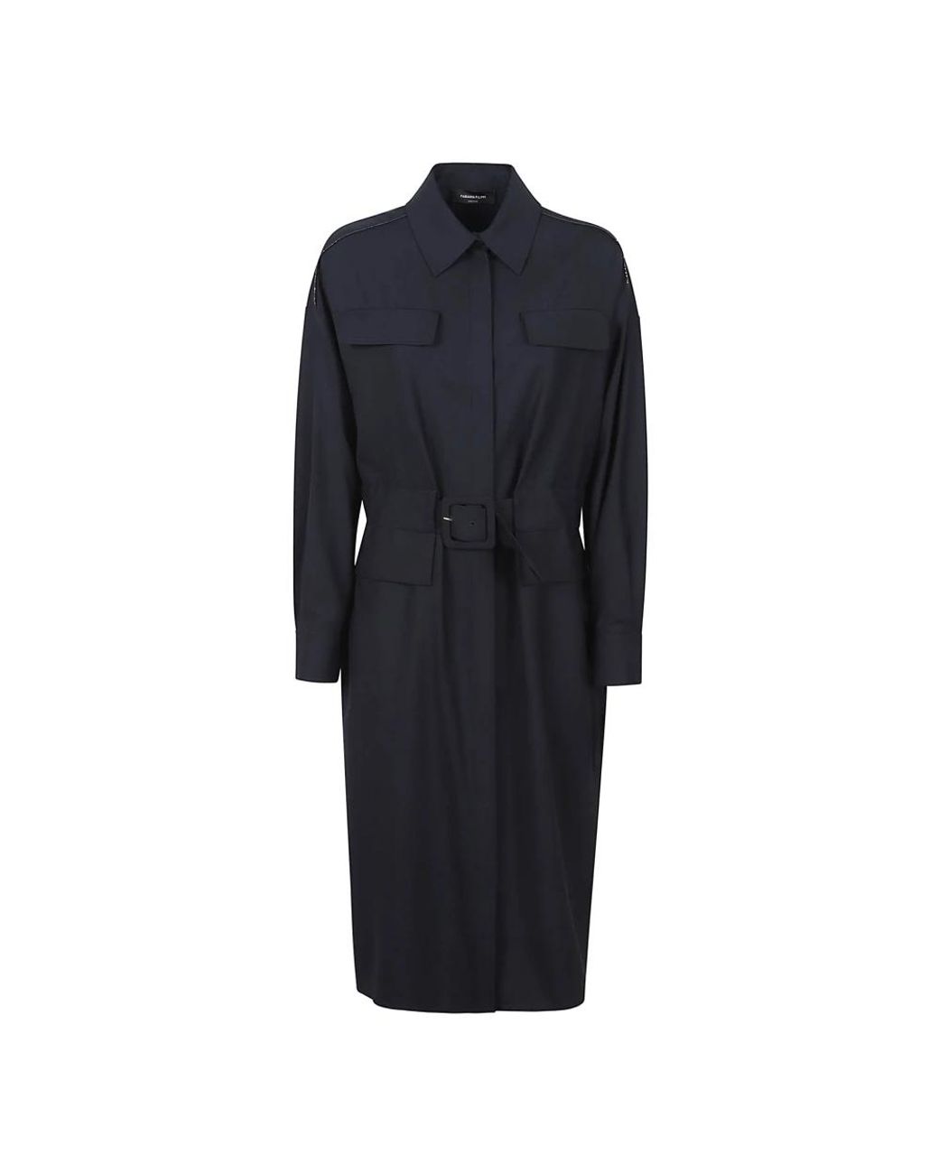 Fabiana Filippi Blue Shirt Dresses