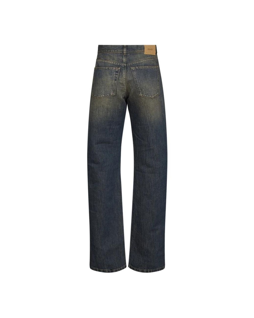 Fendi Gray Straight Fit Jeans