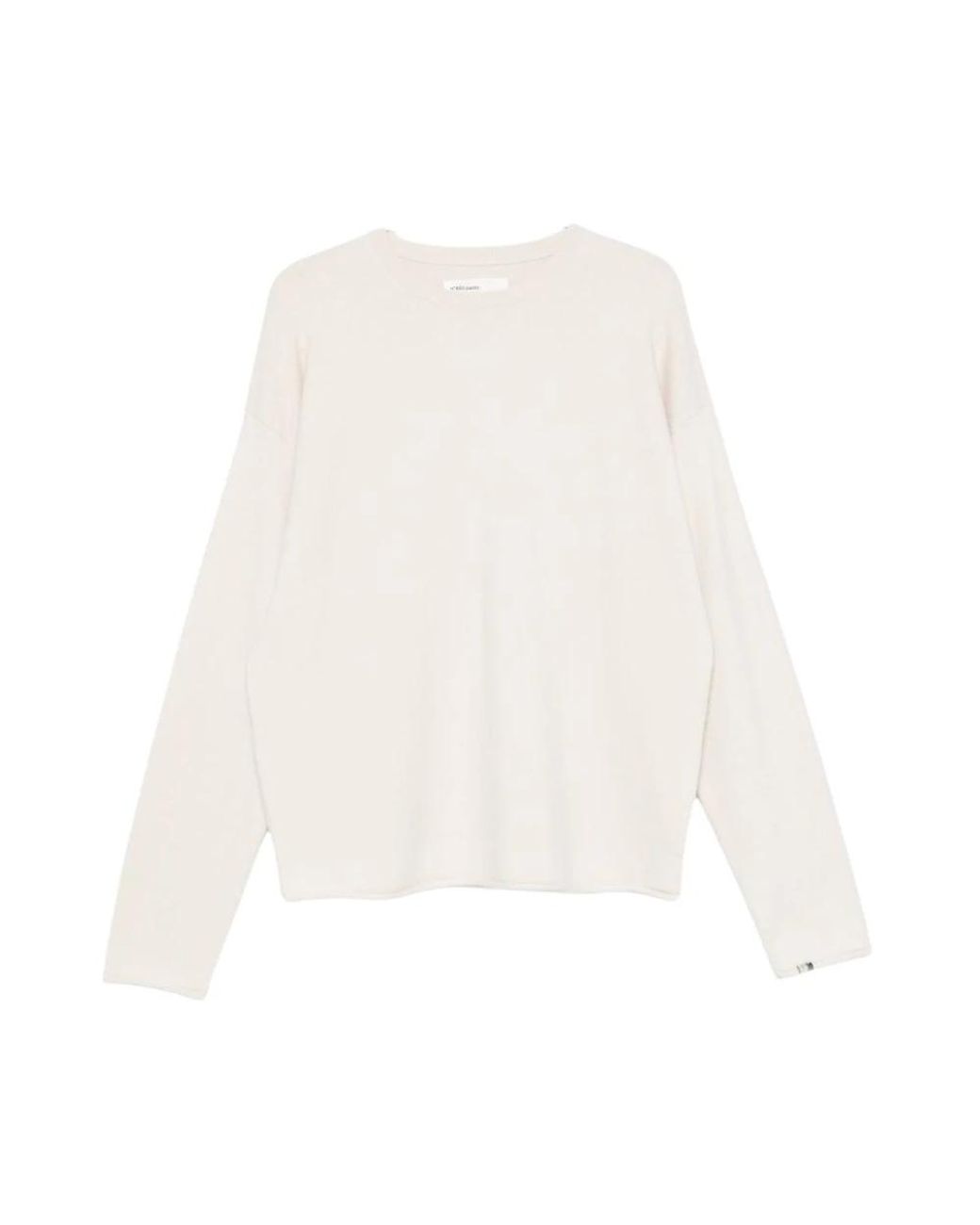 Extreme Cashmere White Round-Neck Knitwear