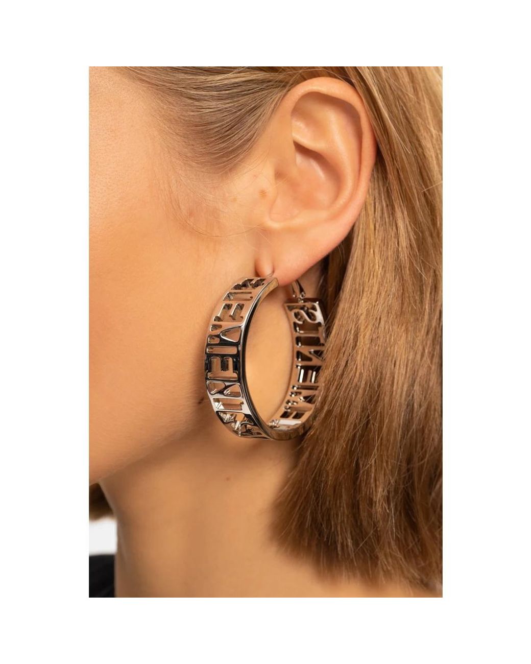 Vetements Metallic Earrings