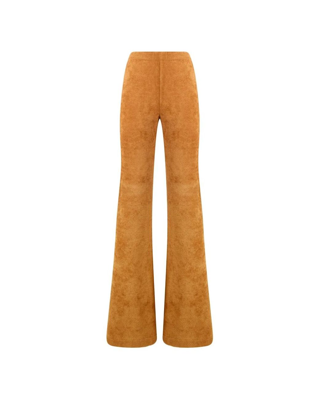 Alberta Ferretti Brown Wide Trousers