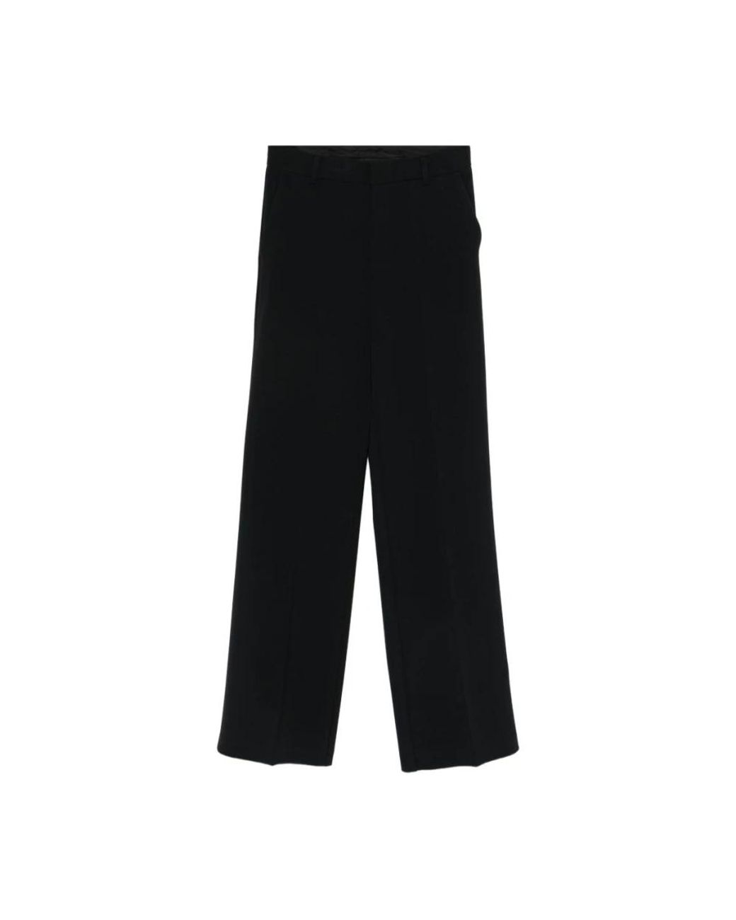FEDERICA TOSI Black Straight Trousers