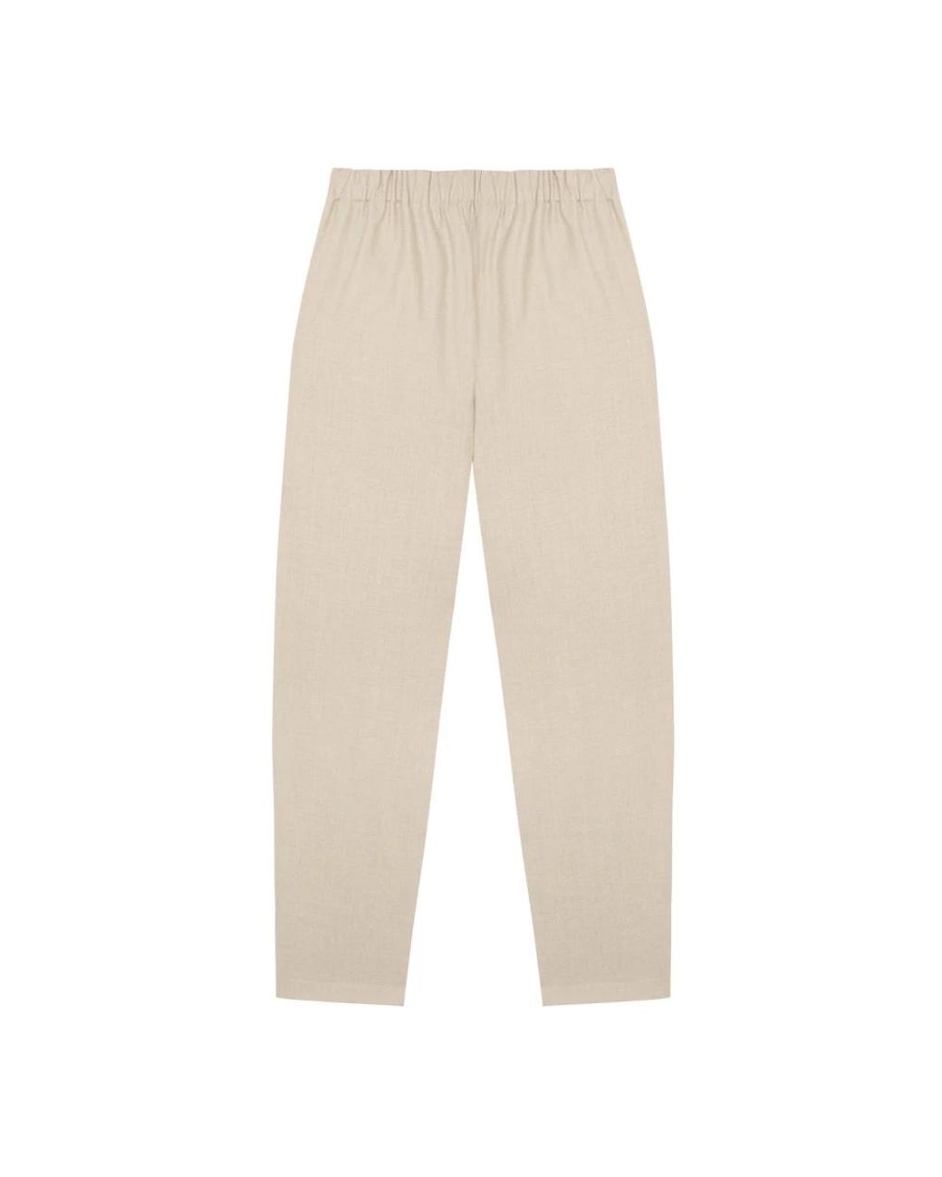 Cortana Natural Tapered Trousers