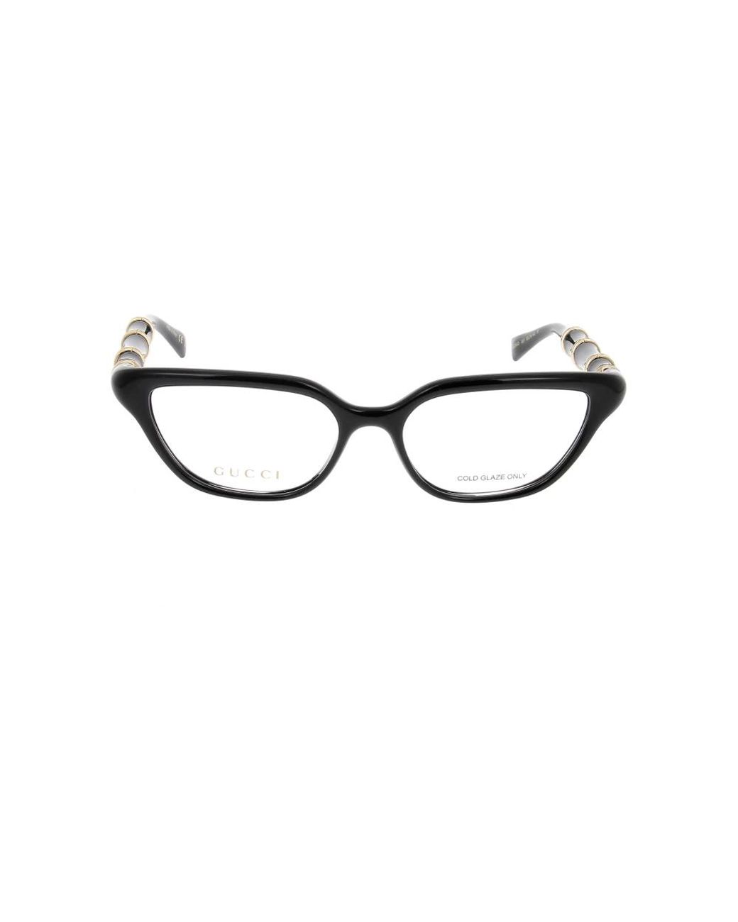 Glasses Gucci de color Black
