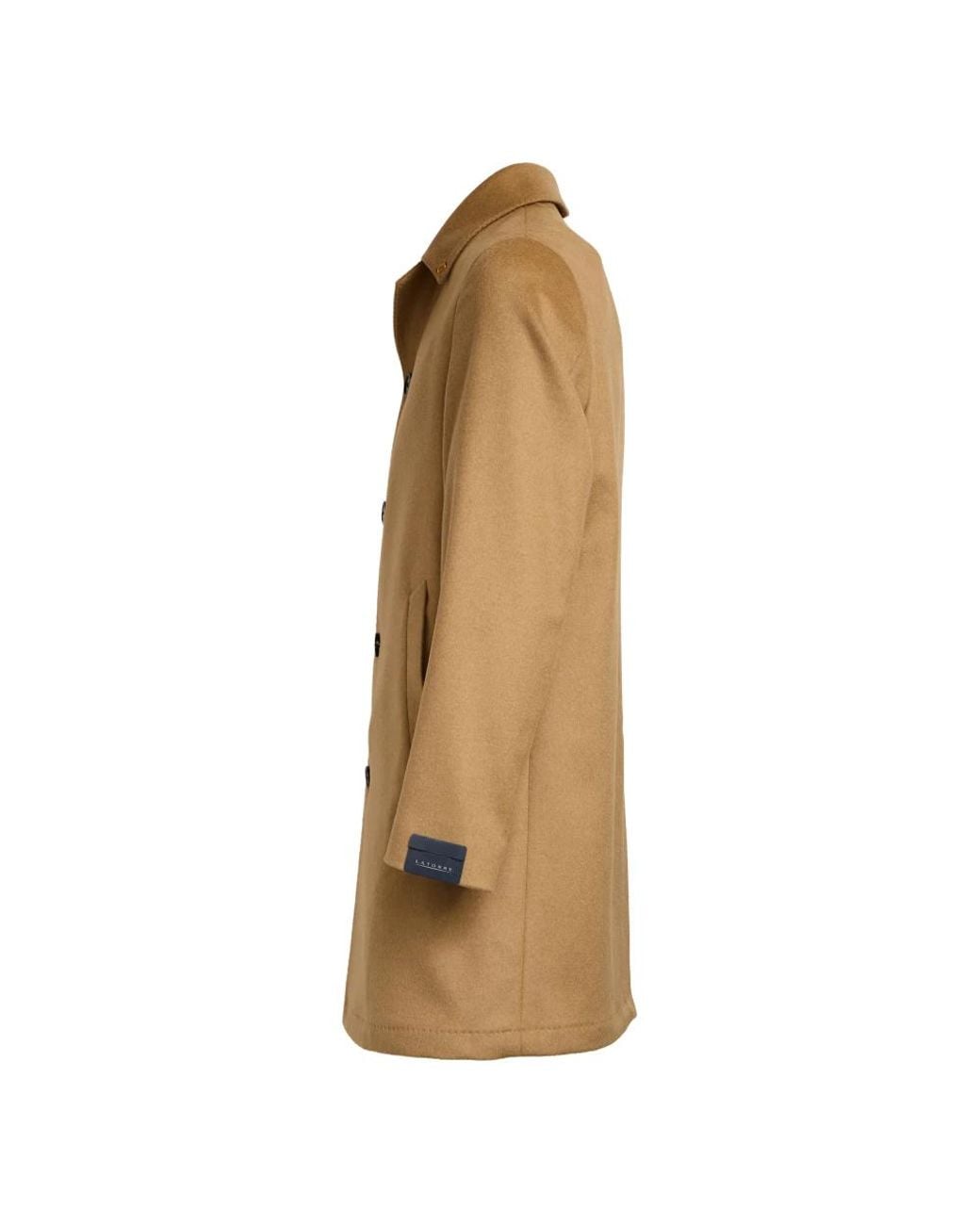 Sartoria Latorre Natural Single-Breasted Coats for men