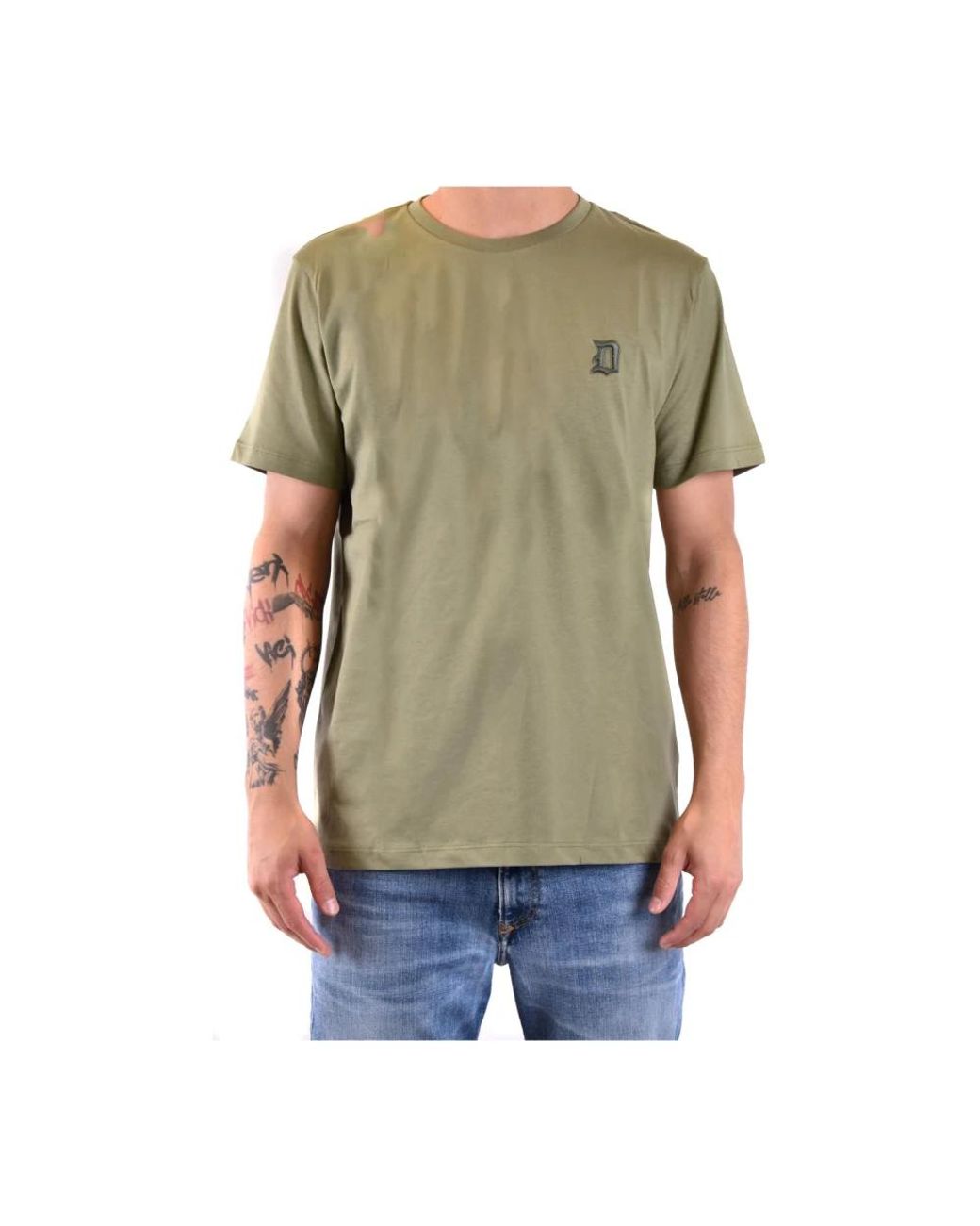 T-Shirts Dondup de hombre de color Green