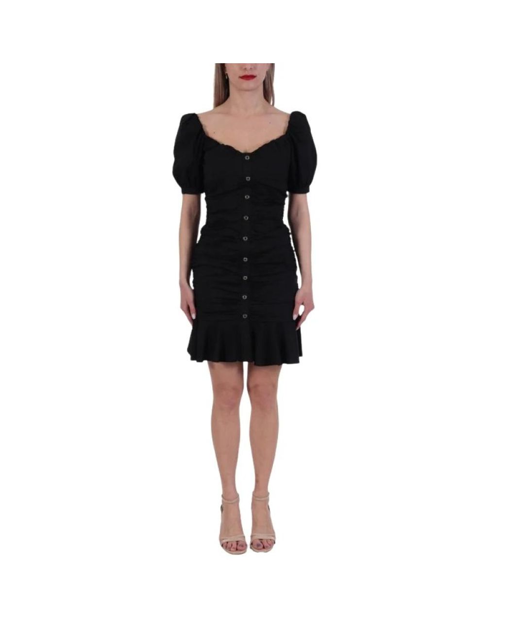 Pinko Black Short Dresses
