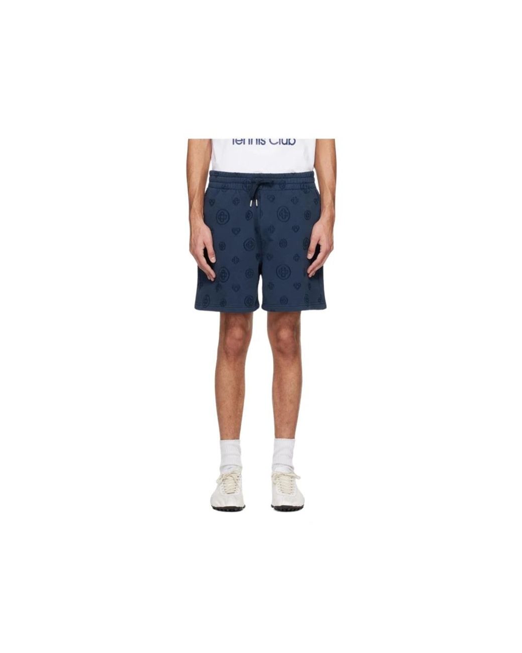 Casablanca Blue Casual Shorts for men