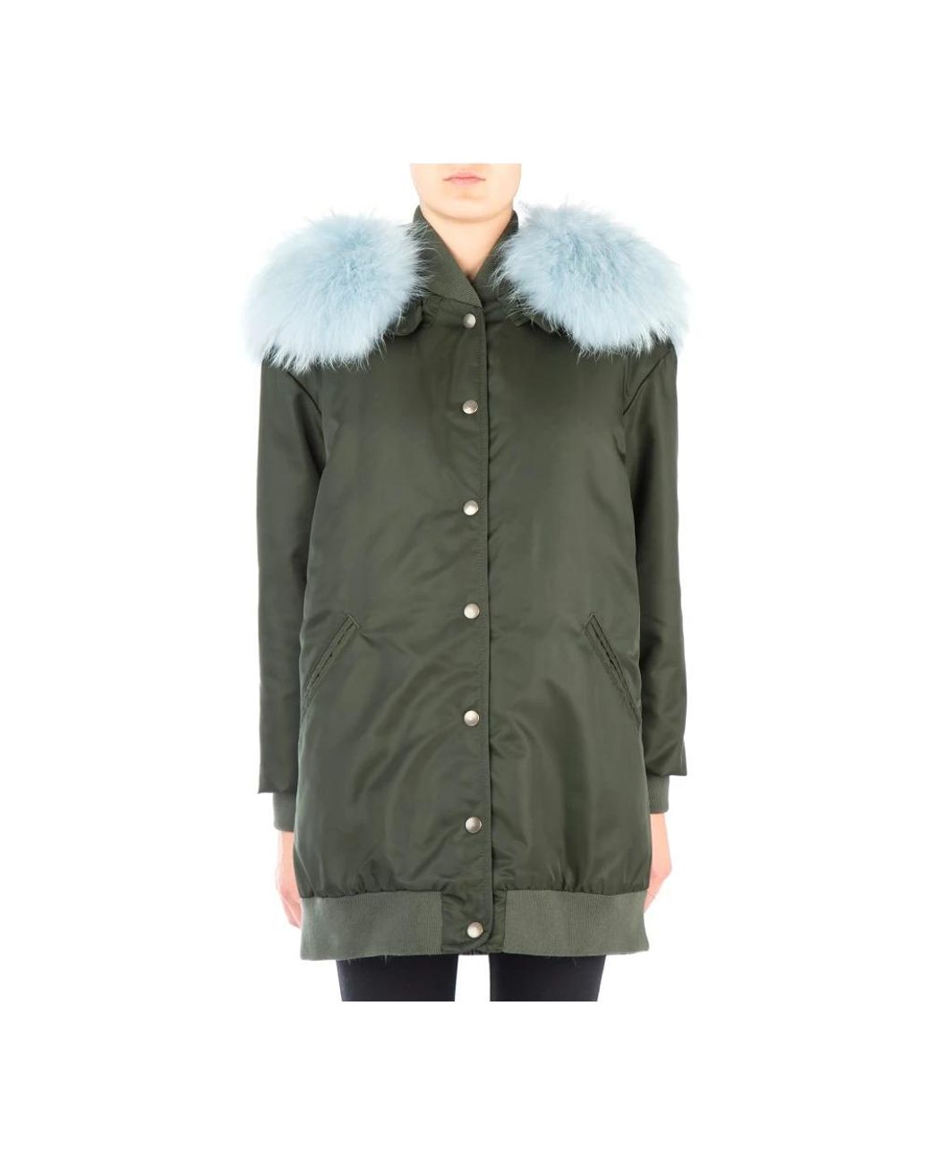 MR & MRS Green Faux Fur & Shearling Jackets