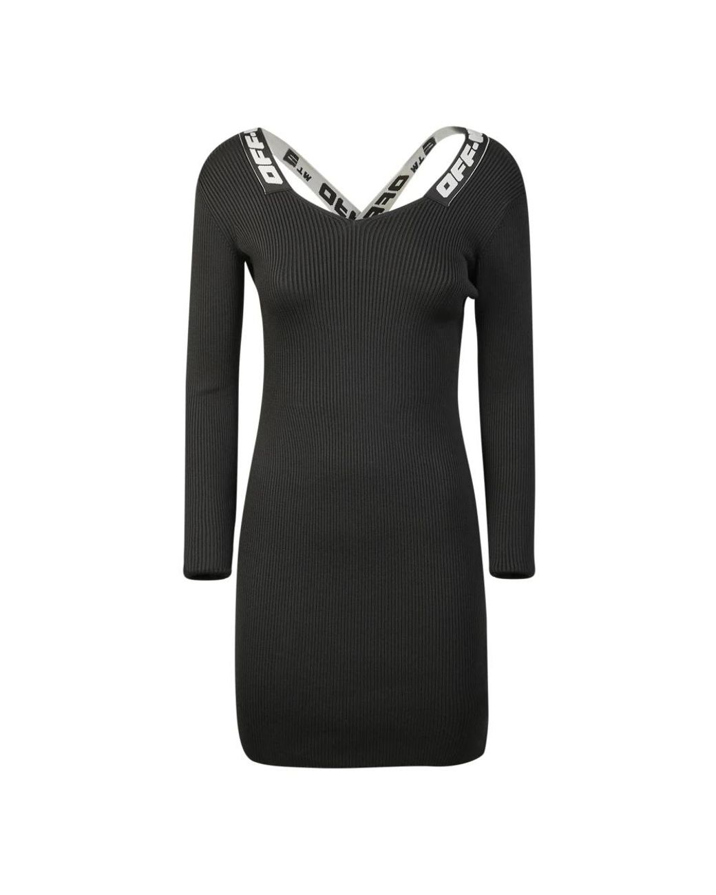Off-White c/o Virgil Abloh Black Short Dresses