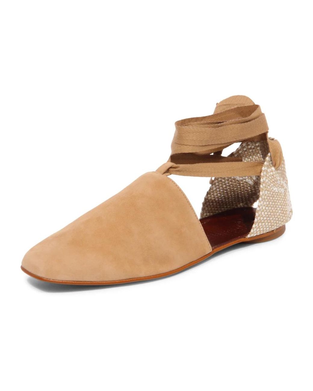 Castaner Brown Ballerina Shoes
