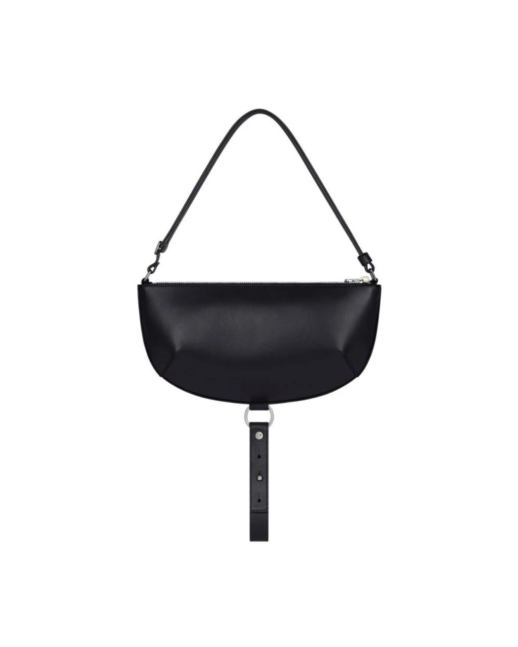 Courreges Black Bag Holy Eclipse Leather