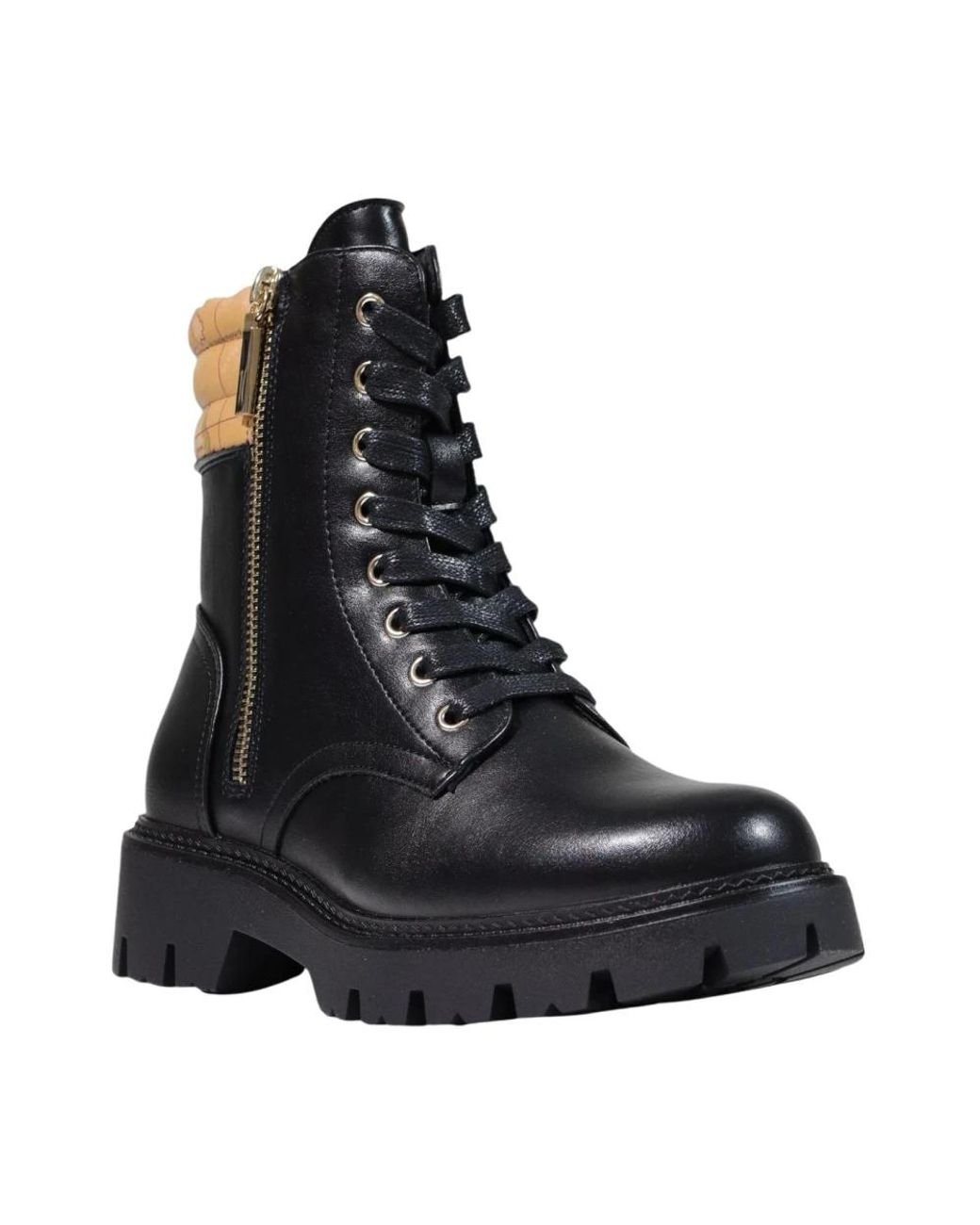 Alviero Martini 1A Classe Black Lace-Up Boots