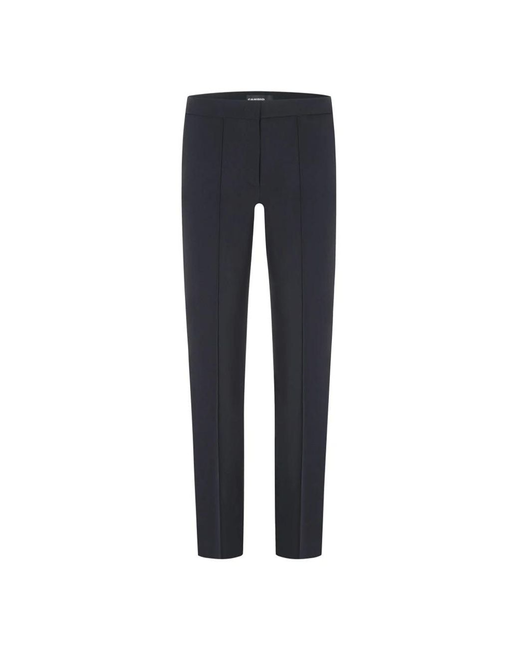 Cambio Blue Slim-Fit Trousers
