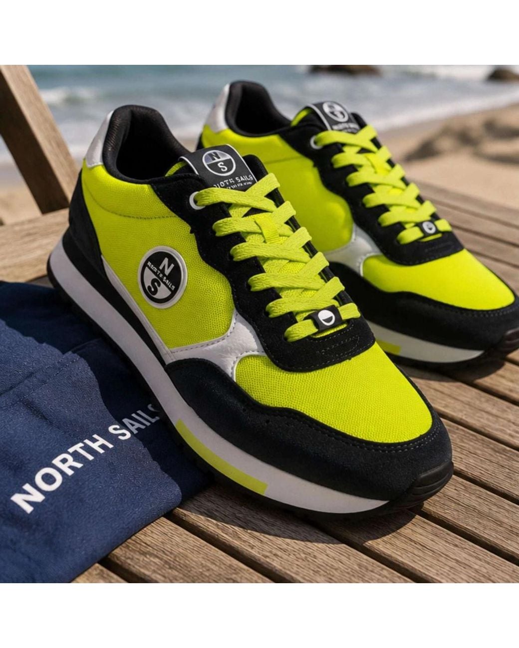 North Sails Yellow Sneakers for men
