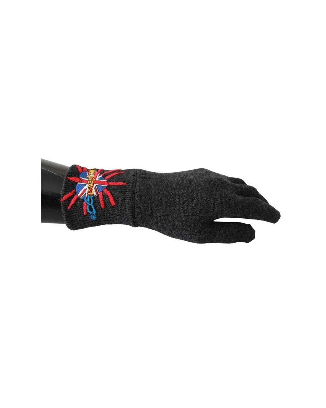Dolce & Gabbana Black Gloves for men