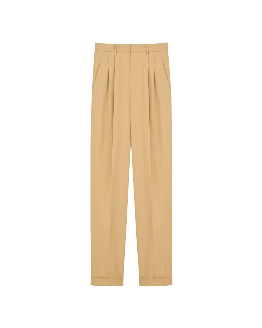 Saint Laurent Natural Suit Trousers for men