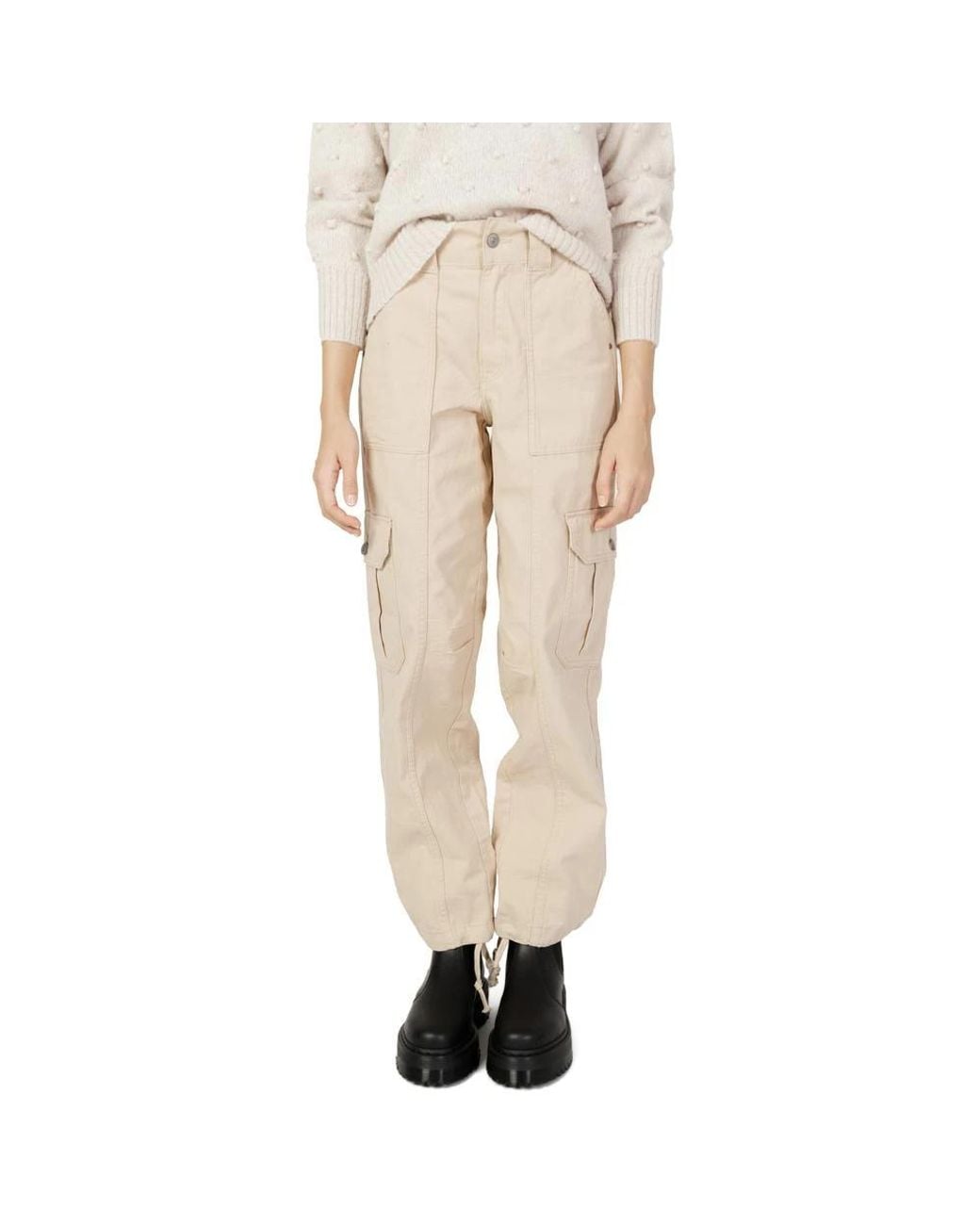 ONLY Natural Straight Trousers