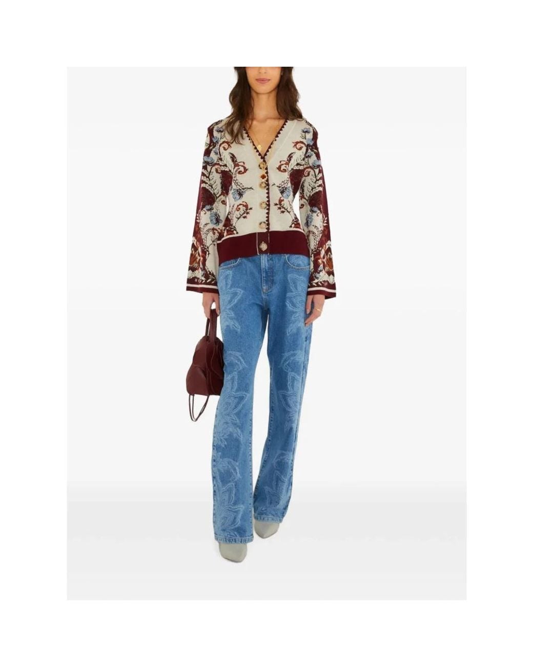 Farm Rio Brown Cardigans