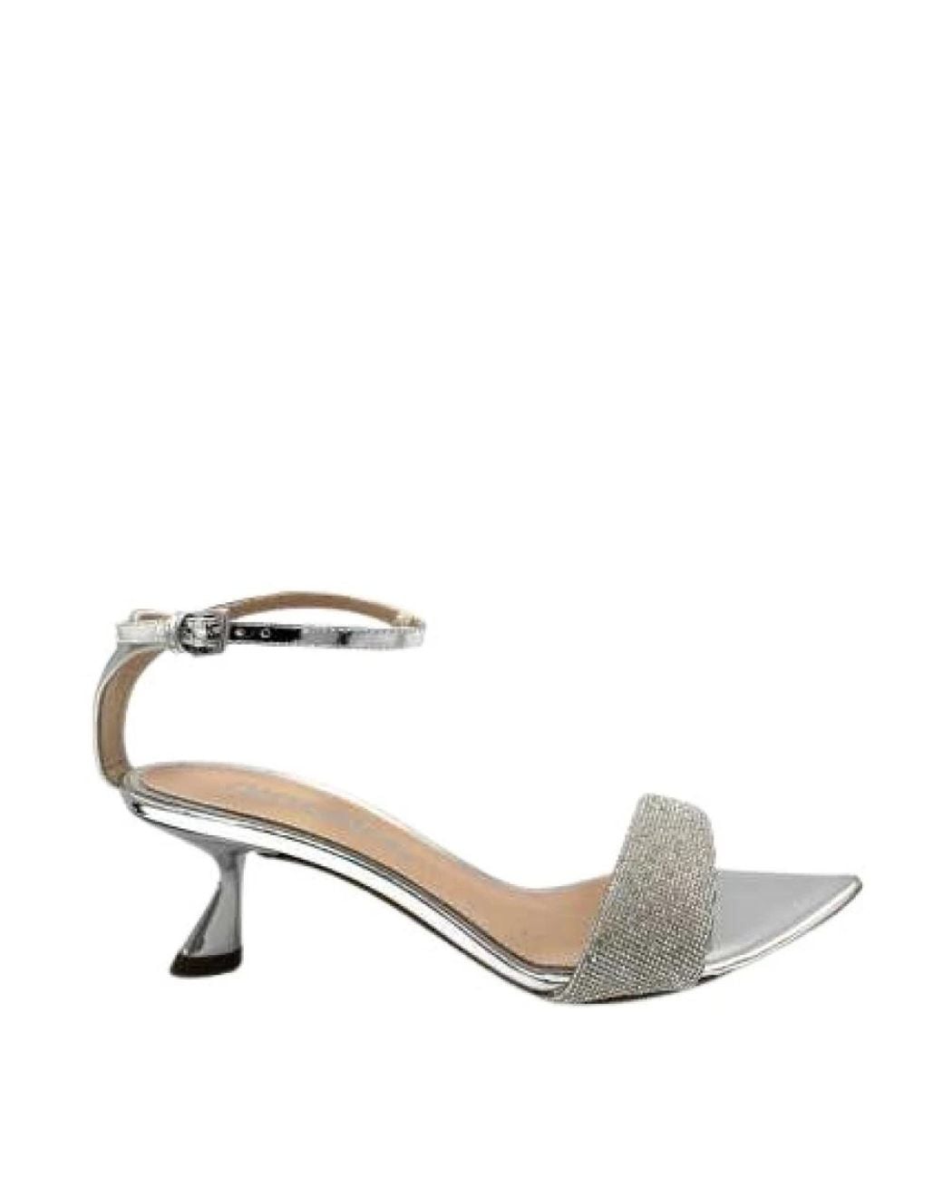 Ninalilou Metallic High Heel Sandals