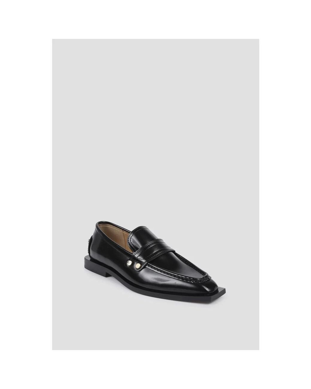 Ganni Black Loafers