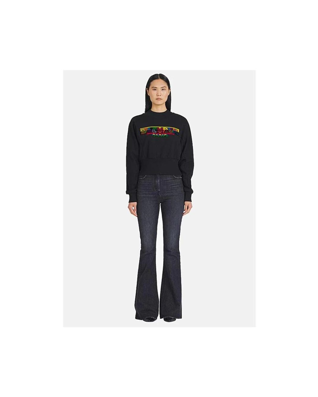 Balmain Black Sweatshirts
