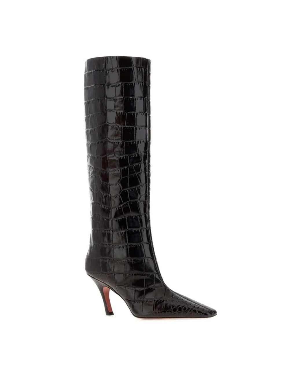 AMINA MUADDI Black Heeled Boots