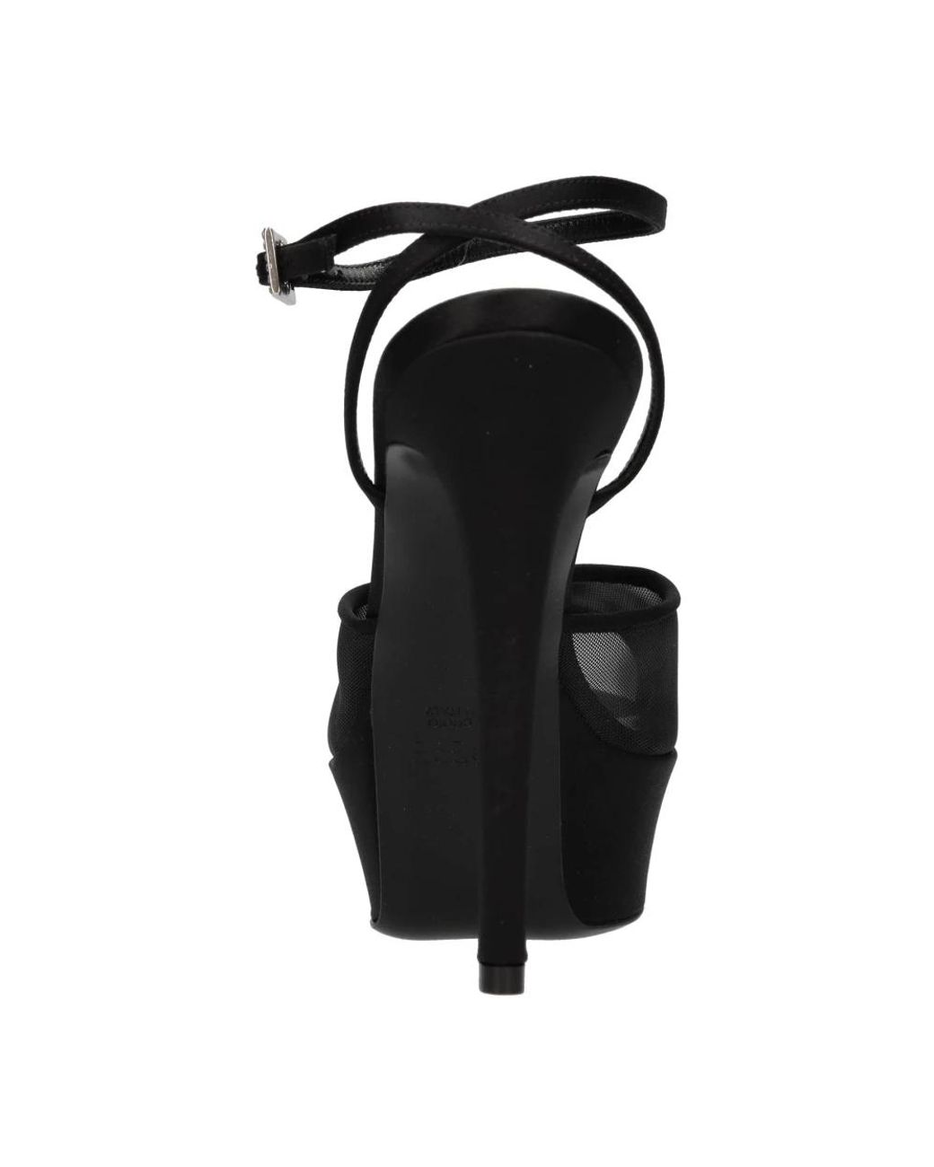 Gedebe Black High Heel Sandals