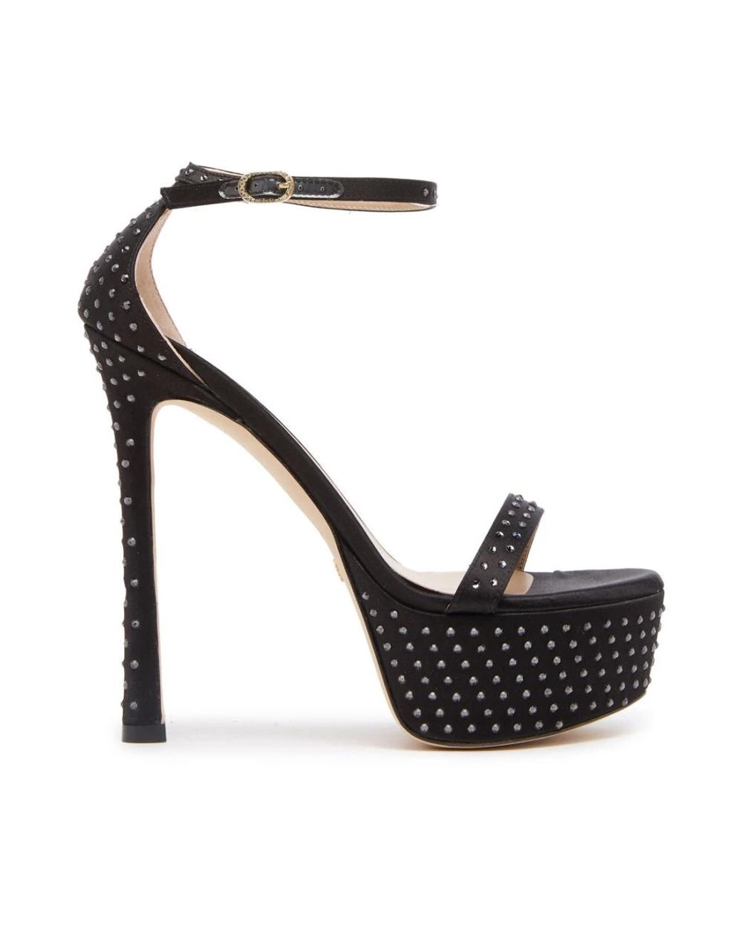 Stuart Weitzman Black High Heel Sandals