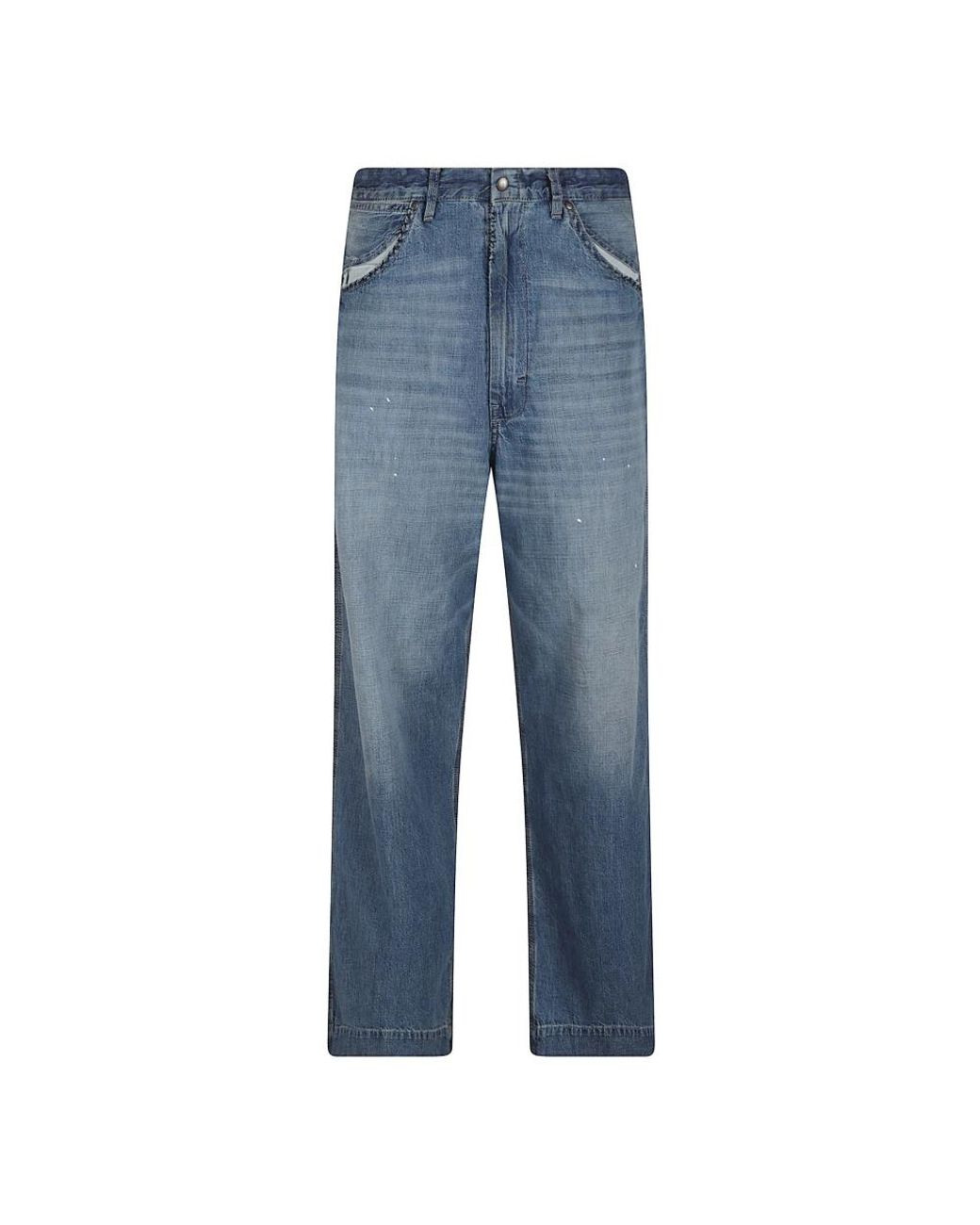 Maison Margiela Blue Straight Jeans