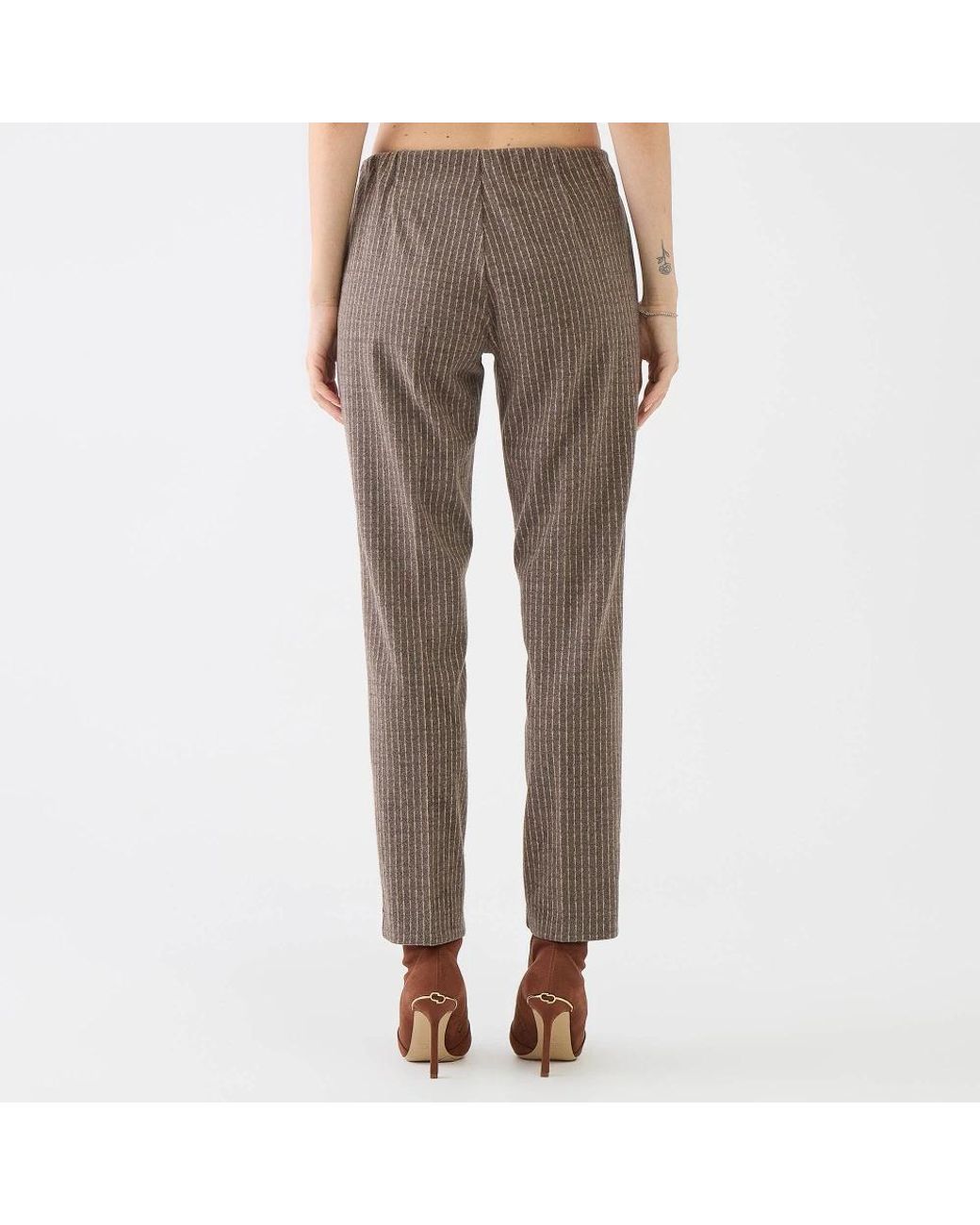 Le Tricot Perugia Gray Chinos