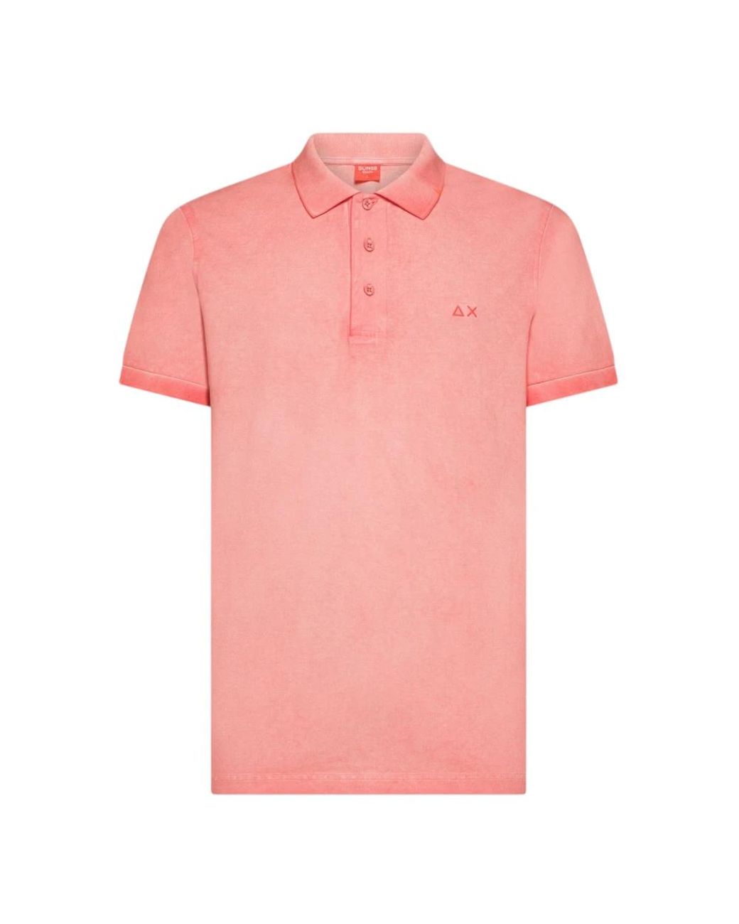 Sun 68 Pink Polo Shirts for men