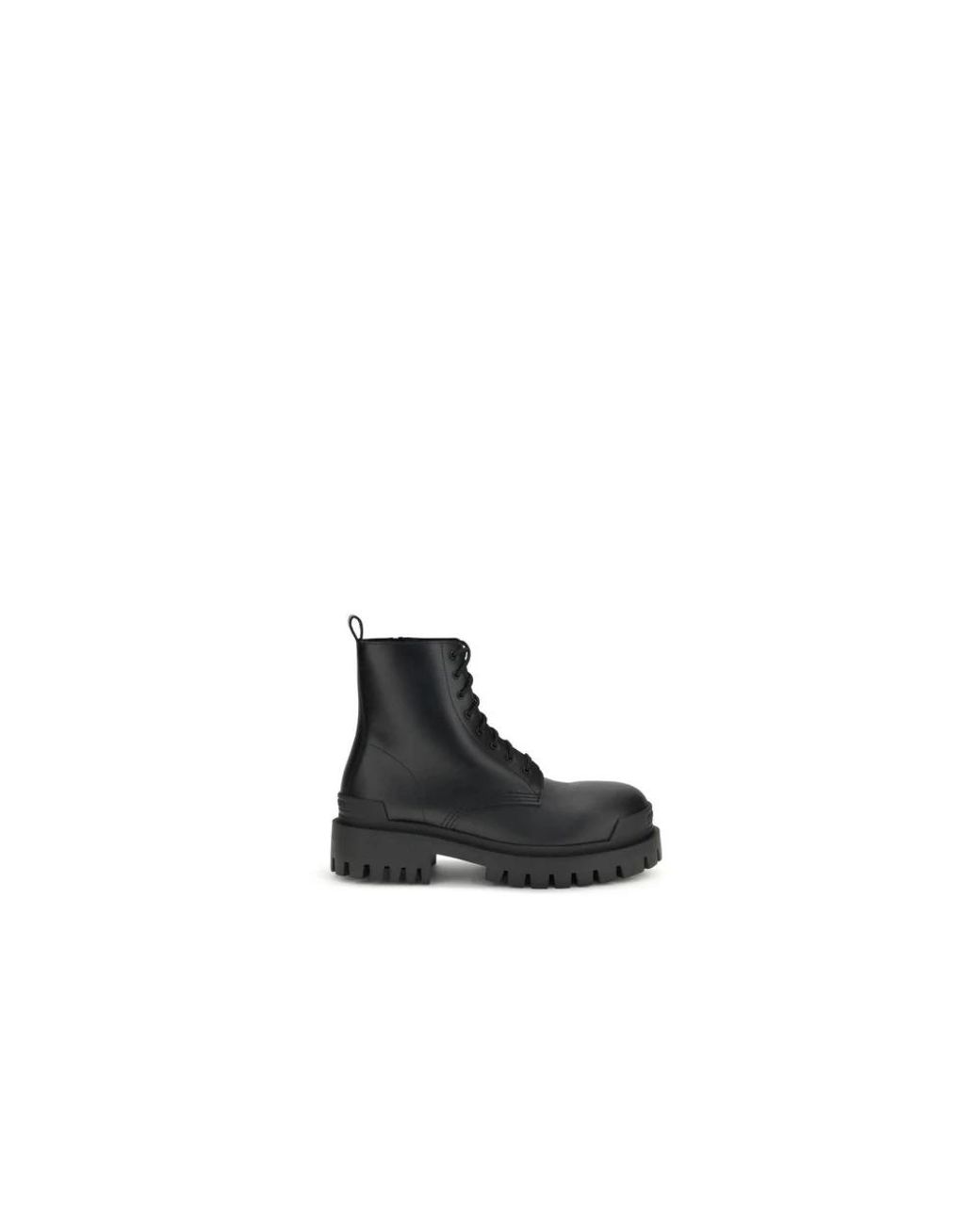 Balenciaga Black Lace-Up Boots for men