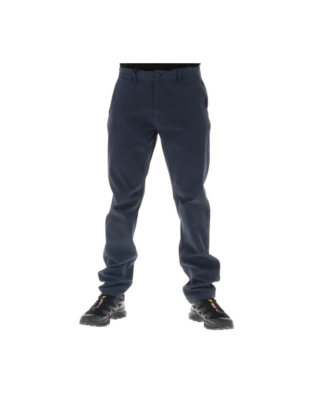 Lyle & Scott Chino Broek in het Blue voor heren