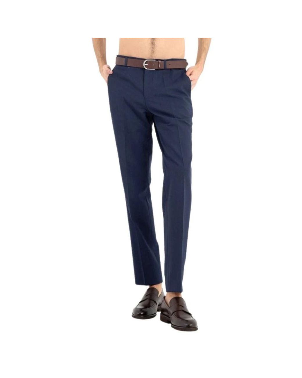 HUGO Blue Suit Trousers for men