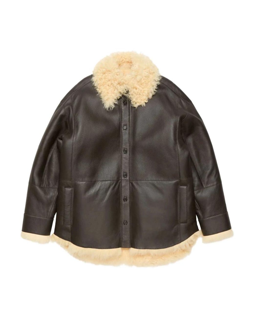 Acne Black Leather Jackets
