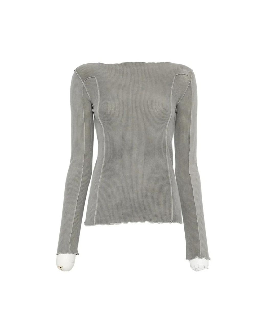 Baserange White Long Sleeve T-Shirts