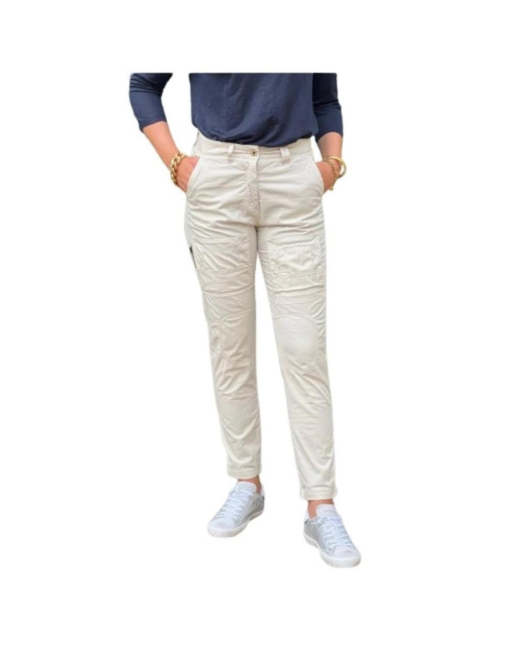 Aeronautica Militare Blue Slim-Fit Trousers