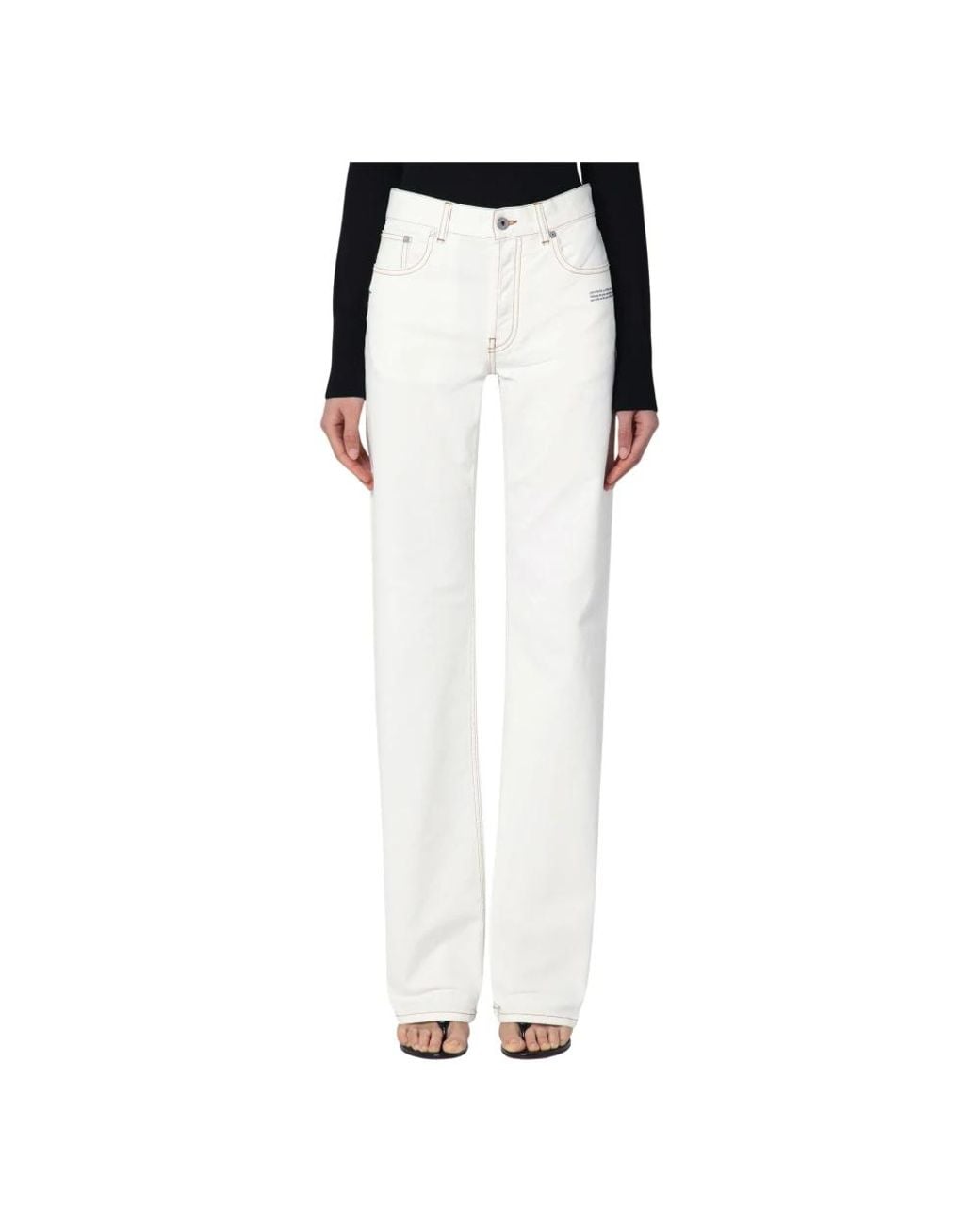 Off-White c/o Virgil Abloh White Straight Fit Jeans
