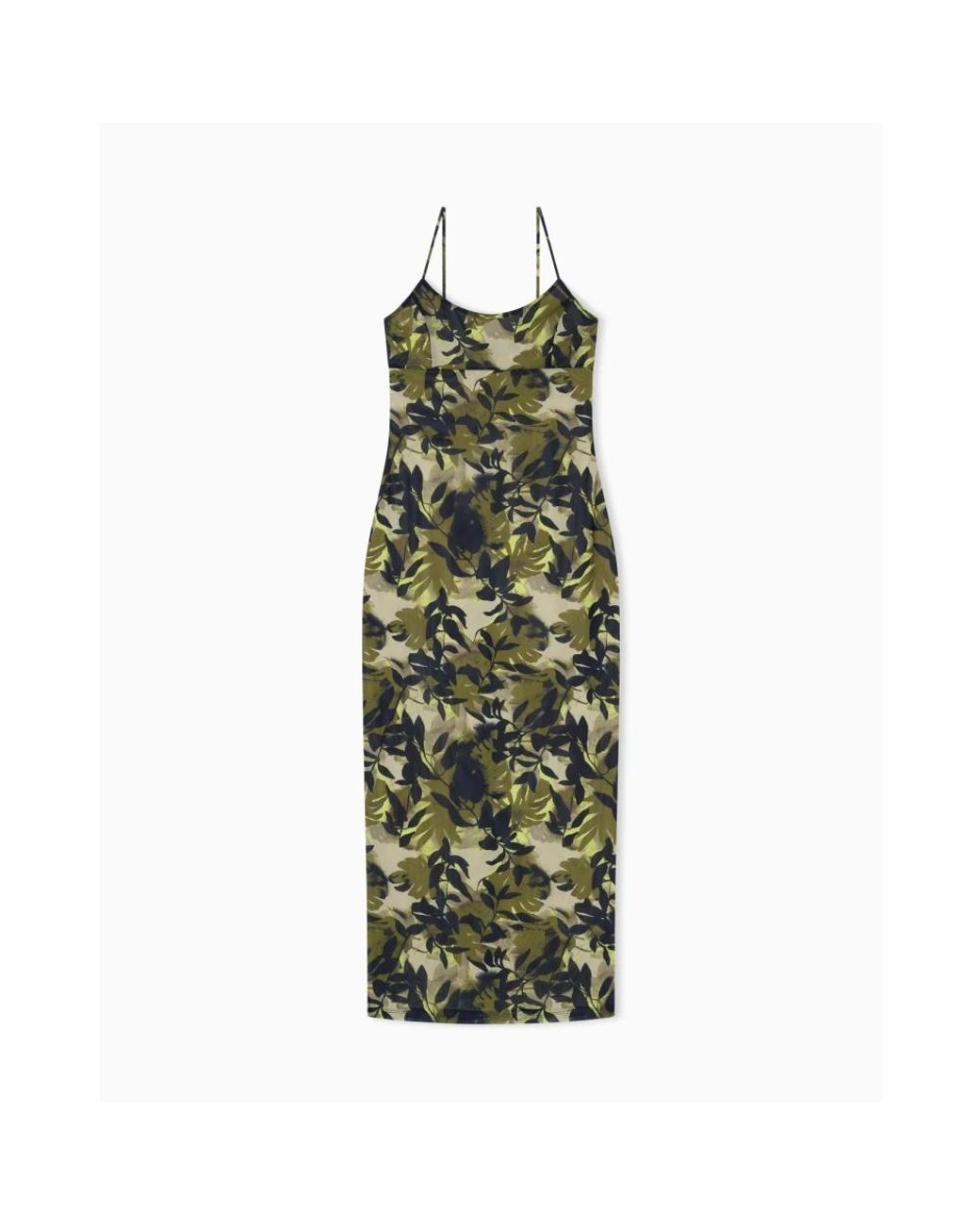 ARMANI EXCHANGE Green Midi Dresses