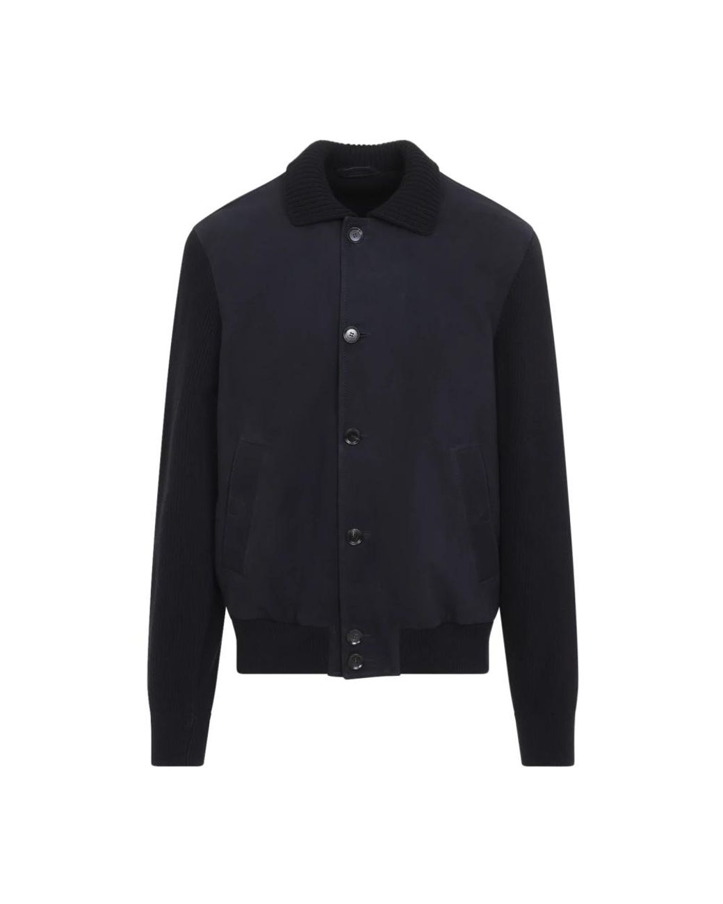Brioni Blue Bomber Jackets for men