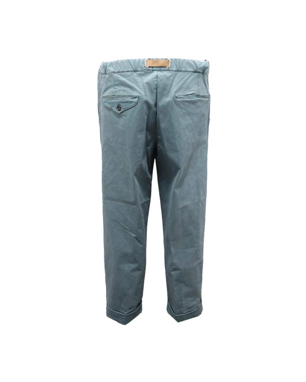 White Sand Blue Chinos for men