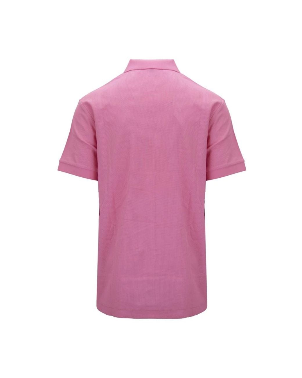 Burberry Pink Polo Shirts for men